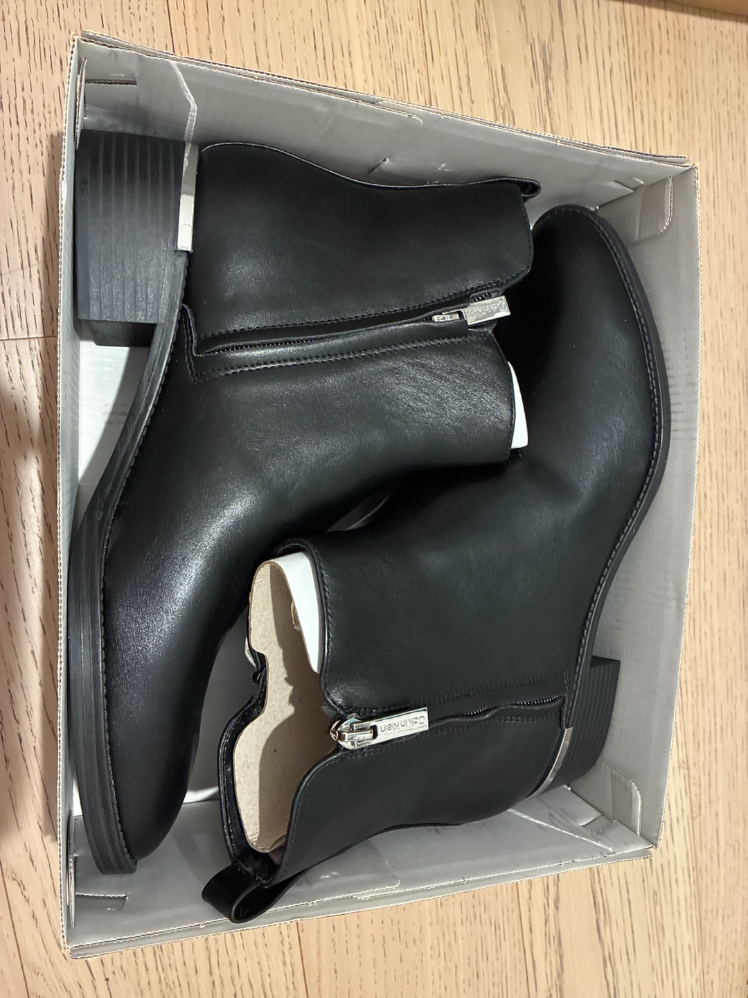 Calvin Klein Black Ankle Boots