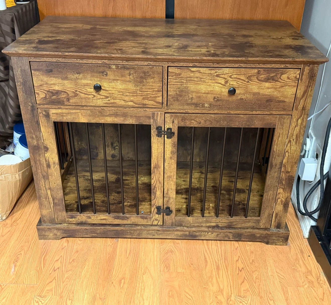 Furniture dog crate