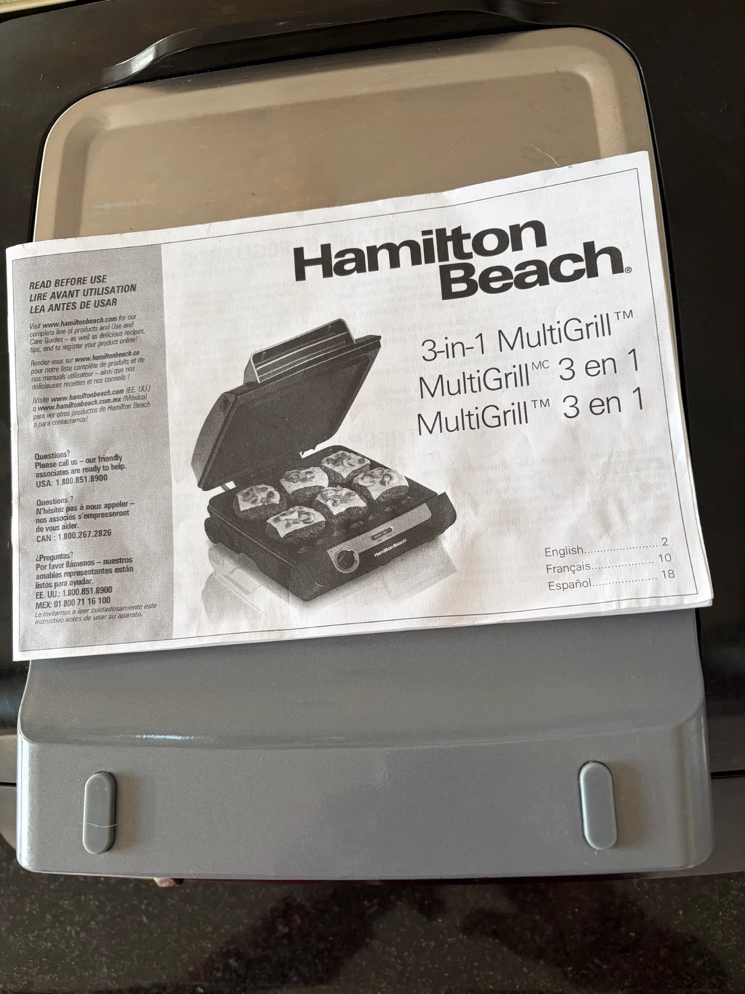 Hamilton Beach 3-in-1 MultiGrill - photo 3