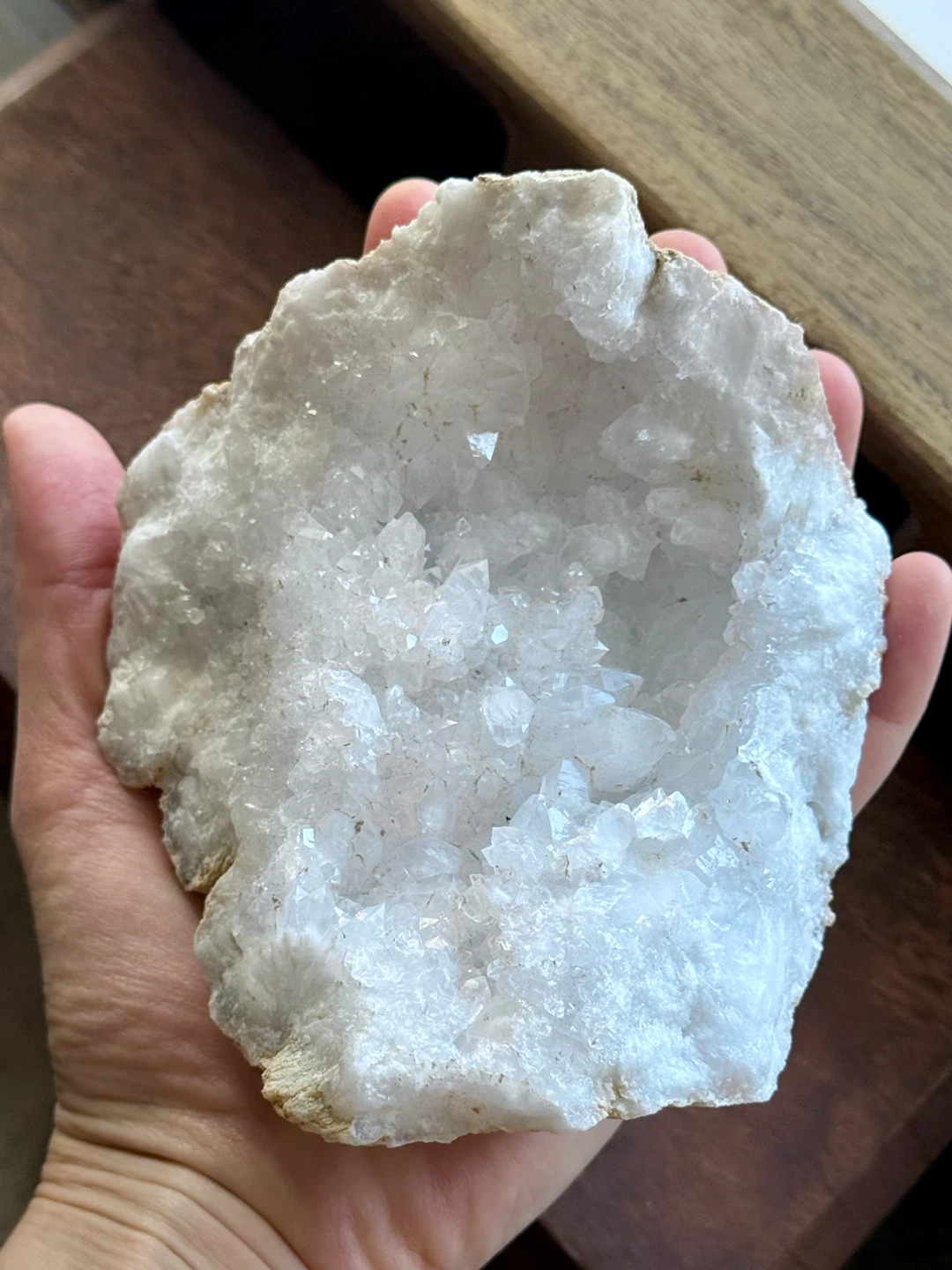 Large Mexican Quartz Geode Crustal Cluster - photo 2