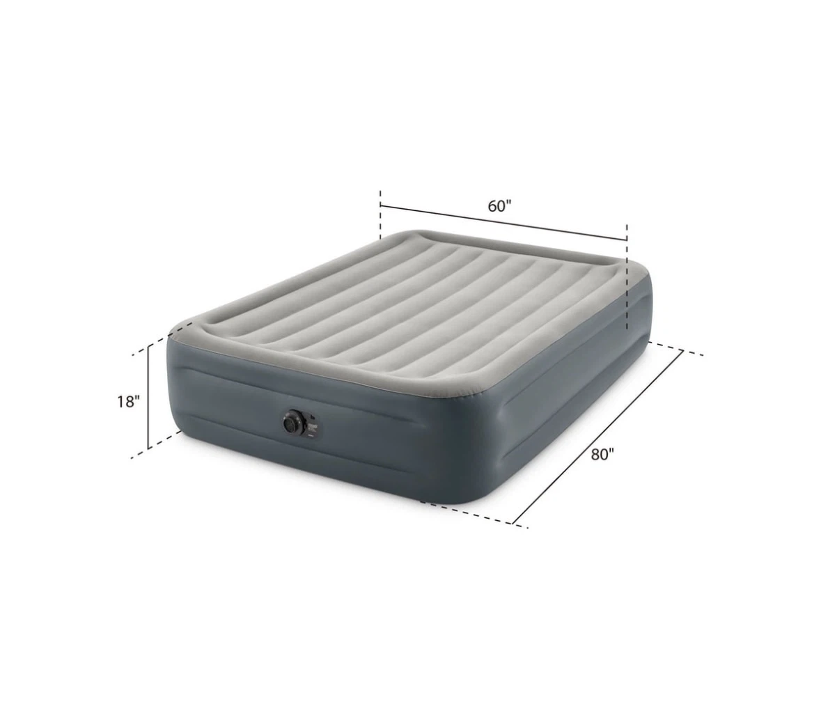 INTEX Inflatable Air Mattress Queen Size 80" x 60" x 18" - photo 2