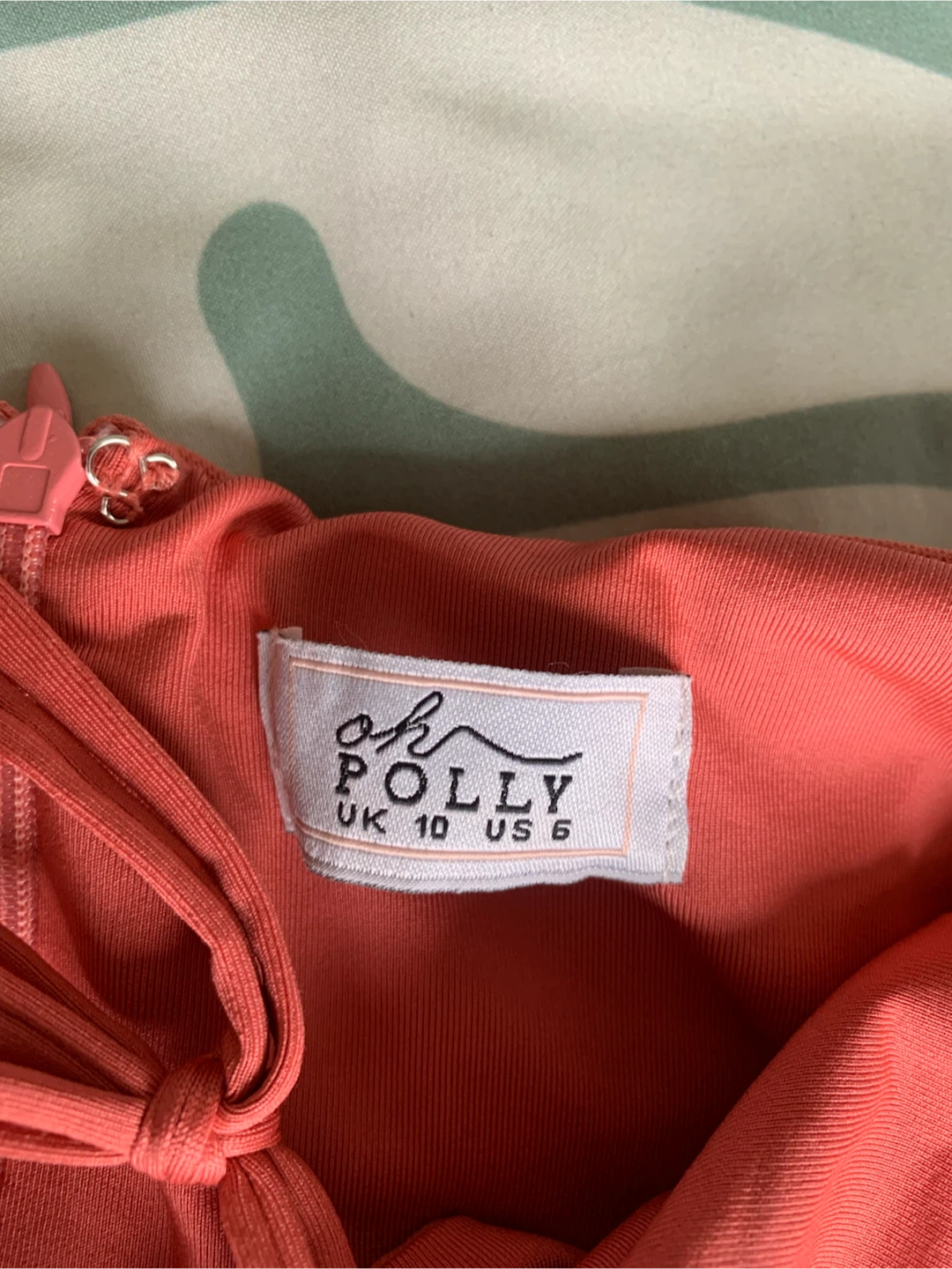 Oh Polly Ruched Halter Dress - Coral - photo 4