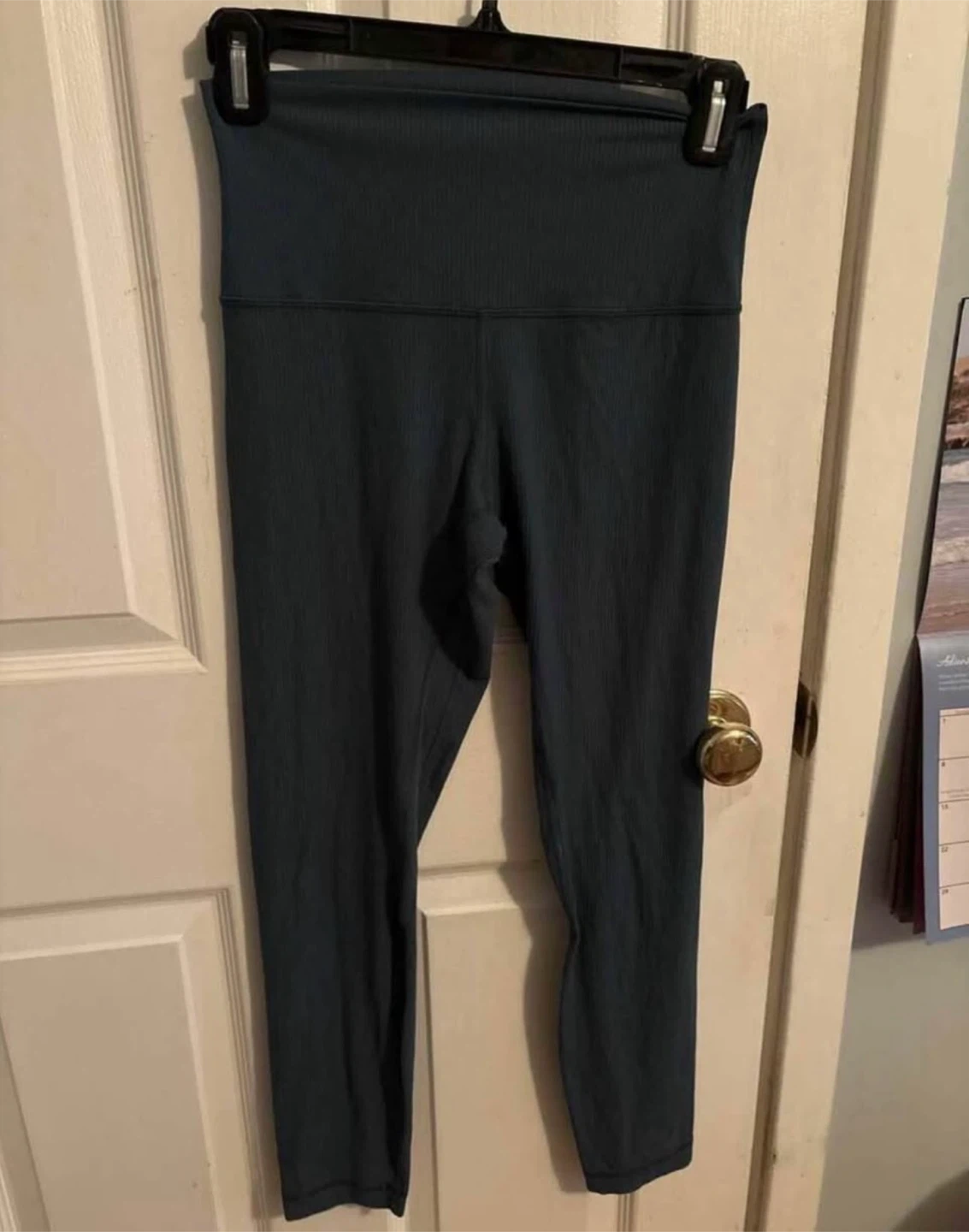 Lululemon leggings size 6 tight 25 jasper ribbed