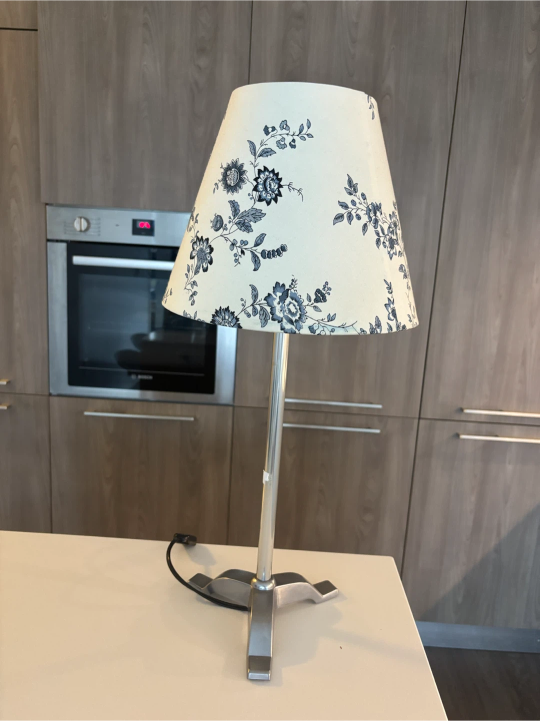 Table Lamp with Floral Shade