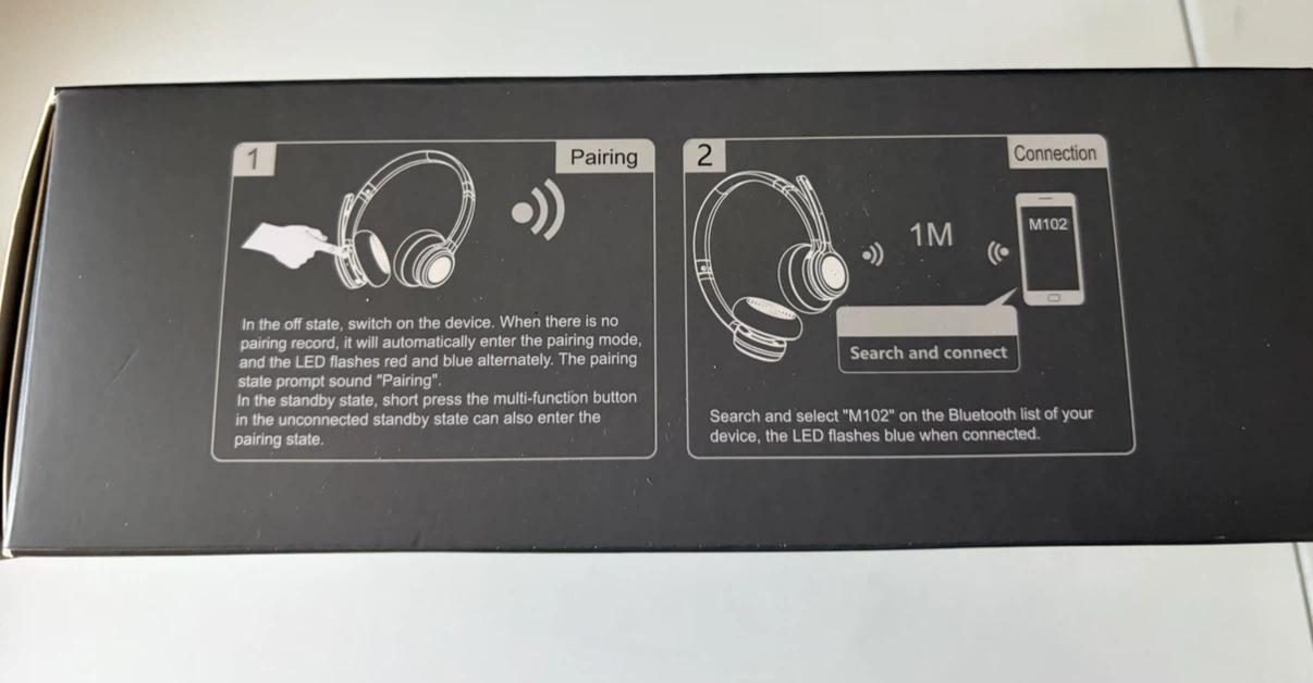 New Wireless Bluetooth Headset with Noise Cancelling Microphone - photo 2