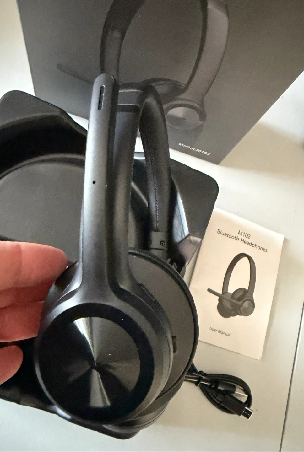 New Wireless Bluetooth Headset with Noise Cancelling Microphone - photo 4