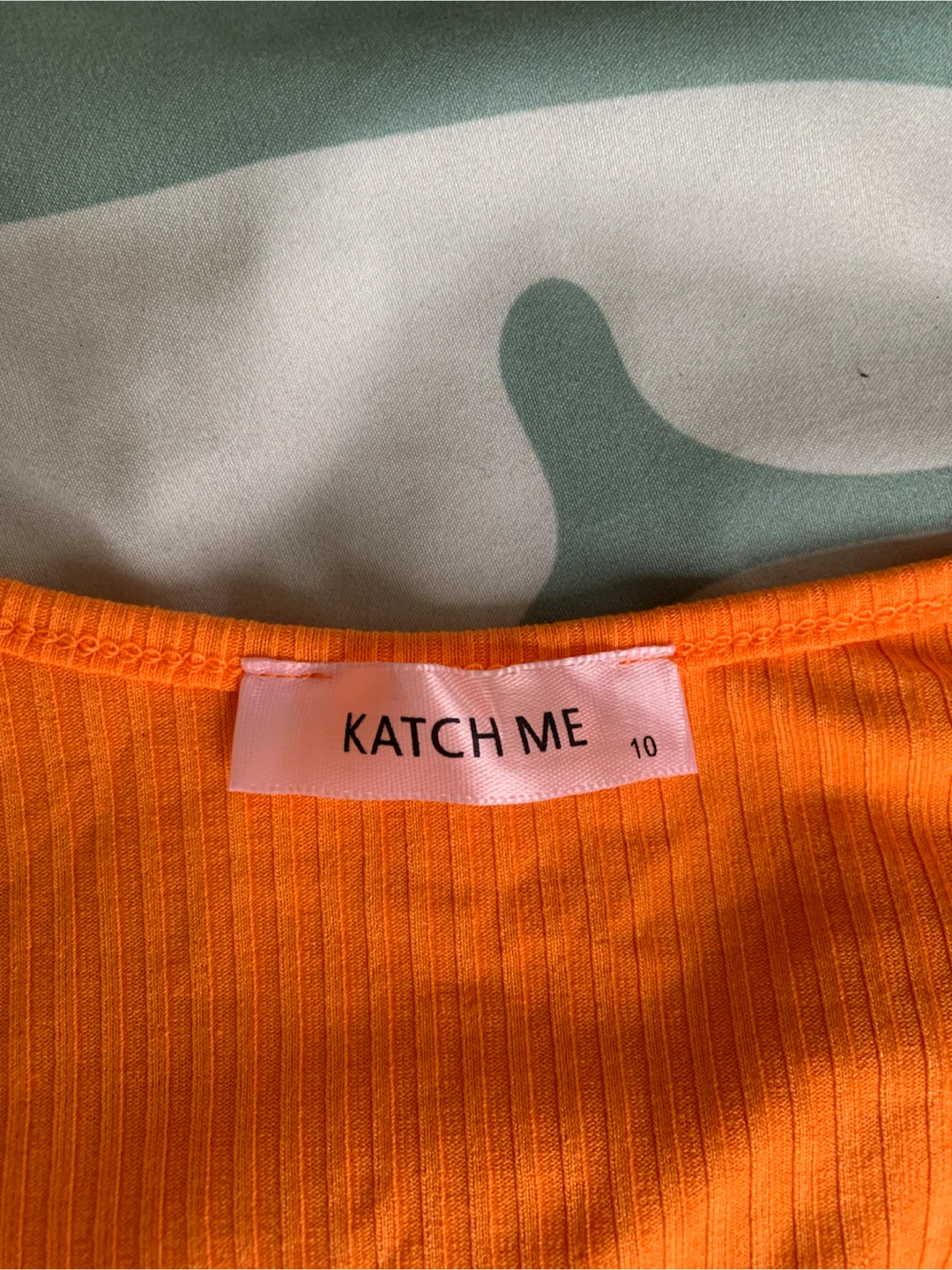 Katch Me Orange Cut-Out Mini Dress Size 10 - photo 3