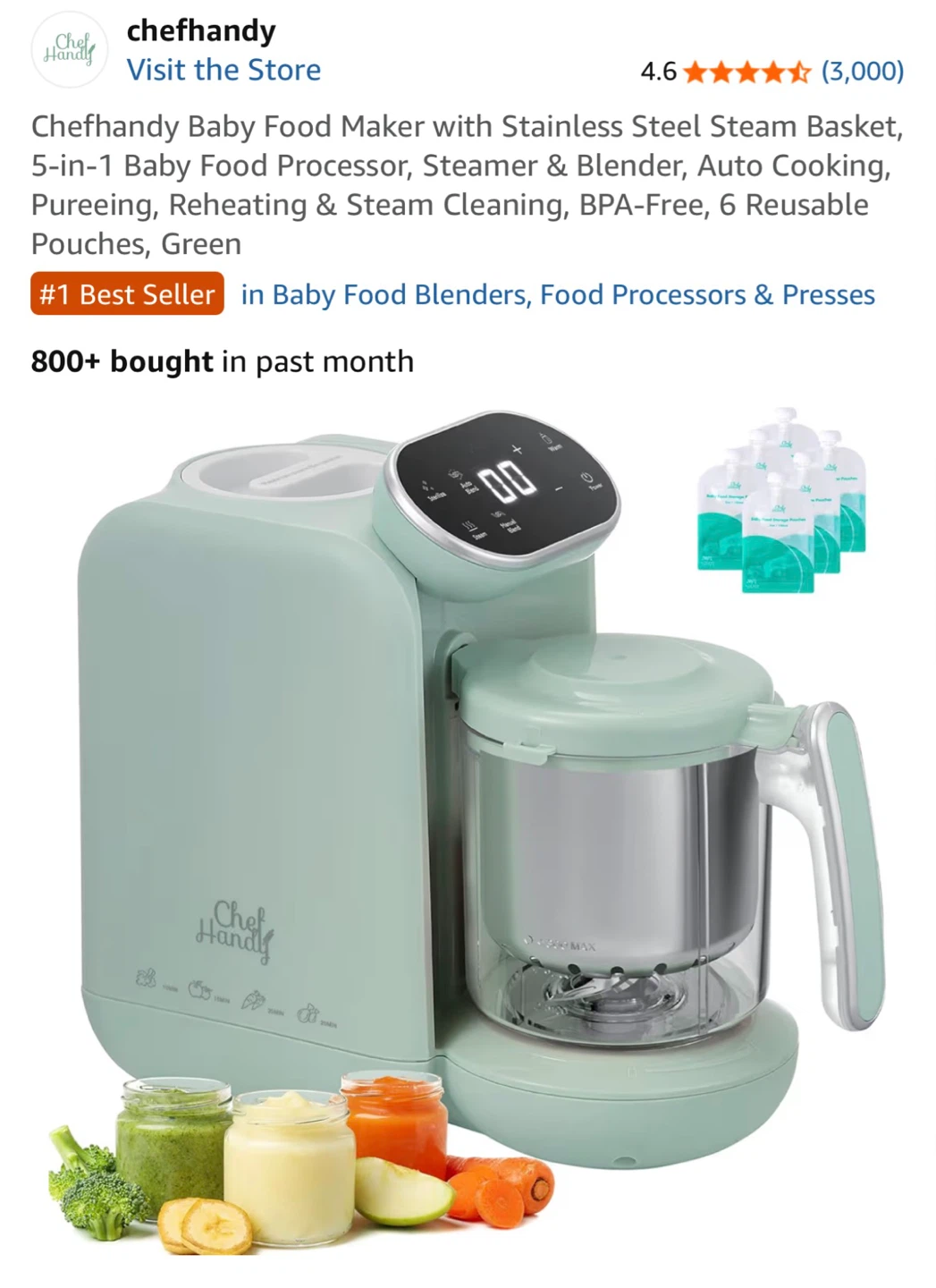 ChefHandy Baby Food Maker