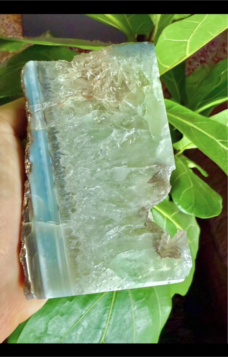 Large Brazilian Crystal Geode Bookend - photo 2