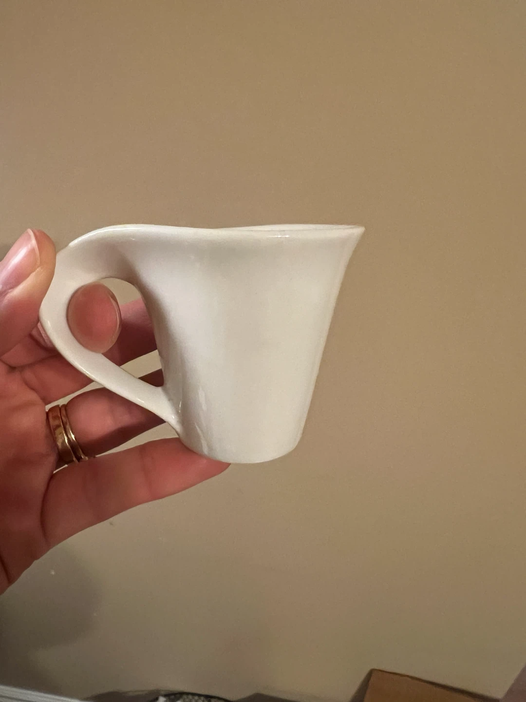 White Ceramic Espresso Cups and Saucers Set - photo 5