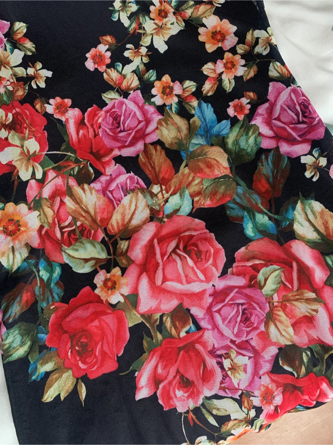 Floral Mesh Sheer Bodycon Dress - photo 3