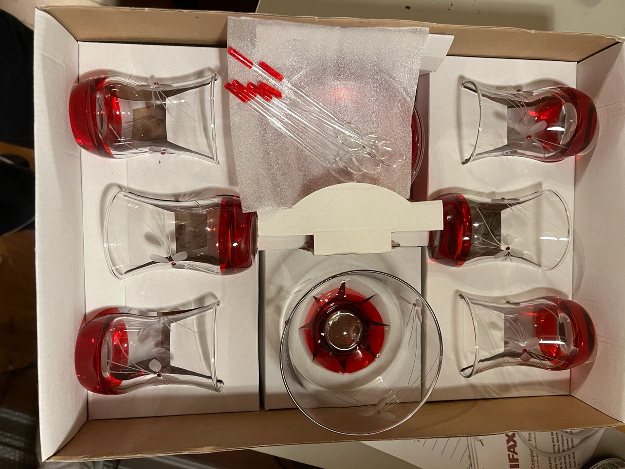 Evmax Tea Glass Set with Saucers and Spoons - photo 2