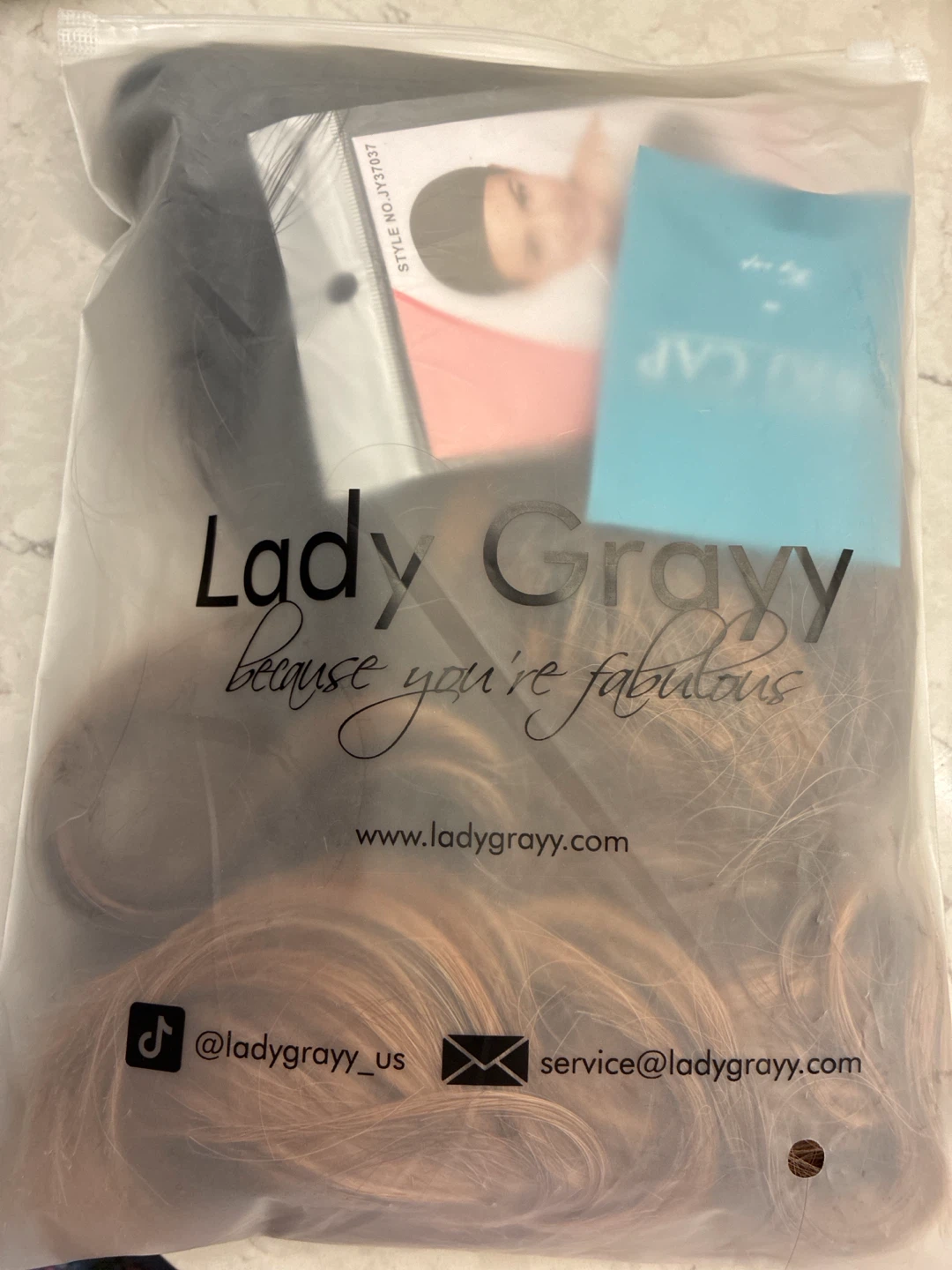 Lady Gravy "because you're fabulous" Wig