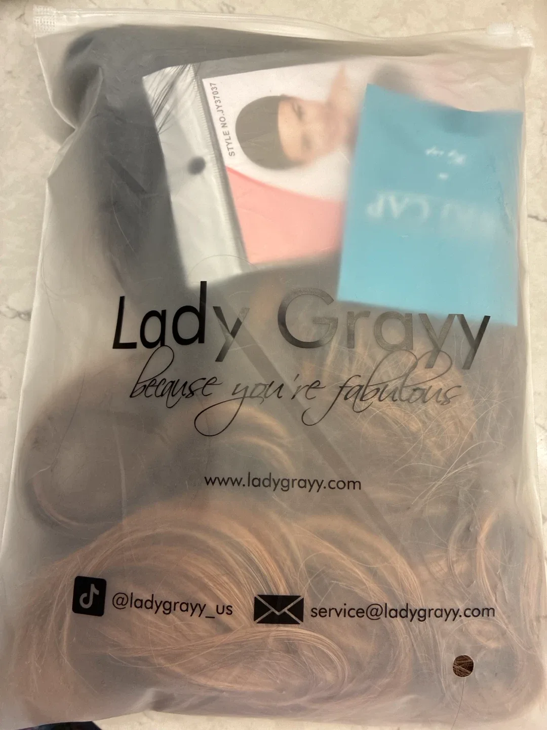 Lady Gravy "because you're fabulous" Wig
