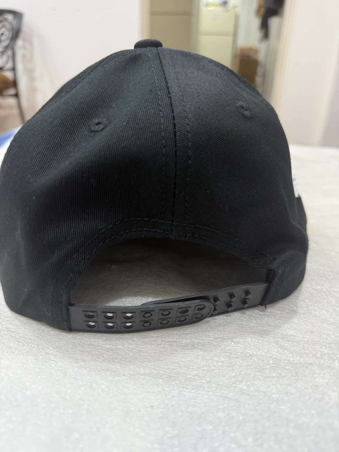 Denim tears Hat with White Embroidered Design - photo 3