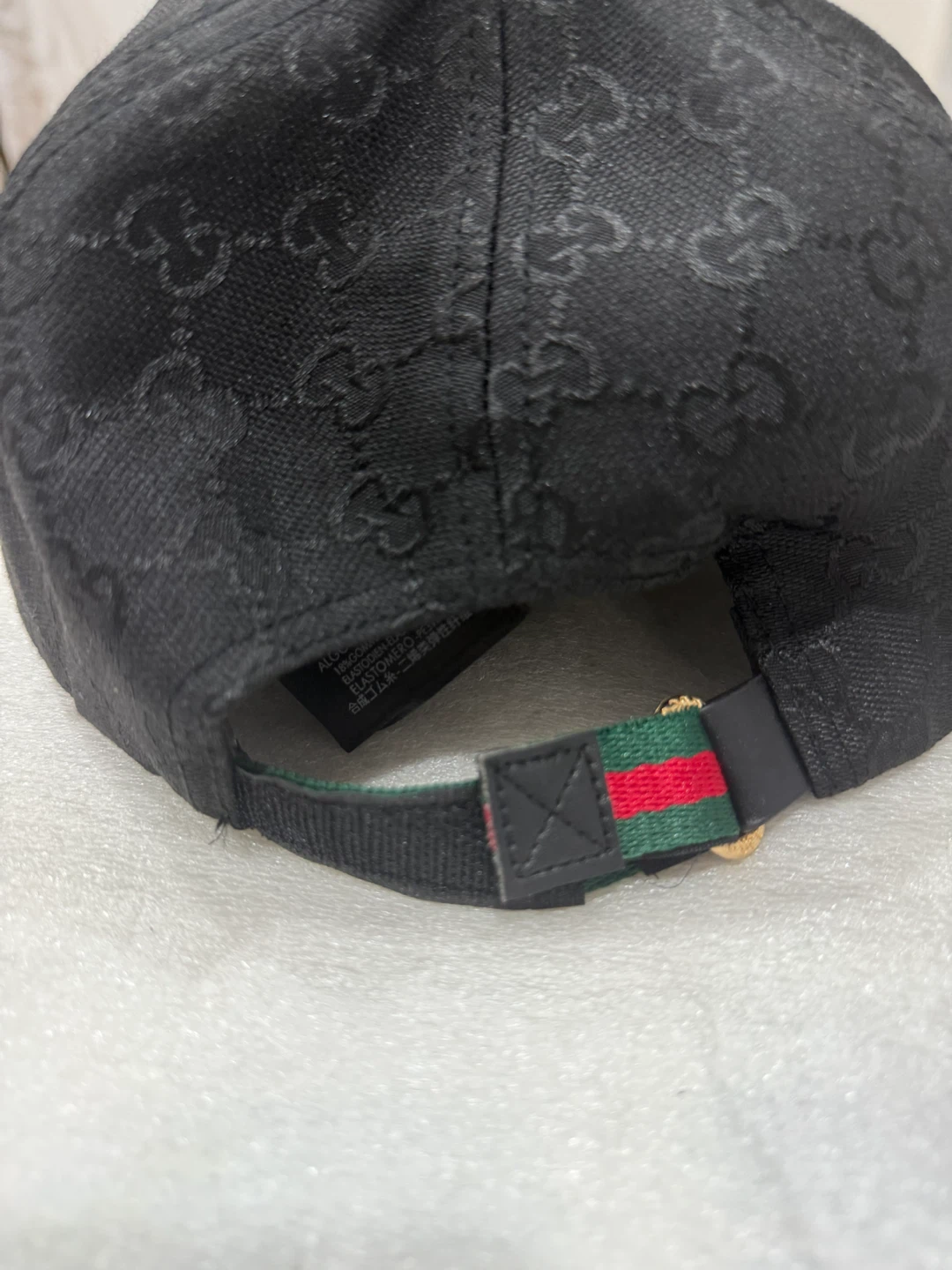Gucci Black GG Monogram Baseball Cap - photo 3