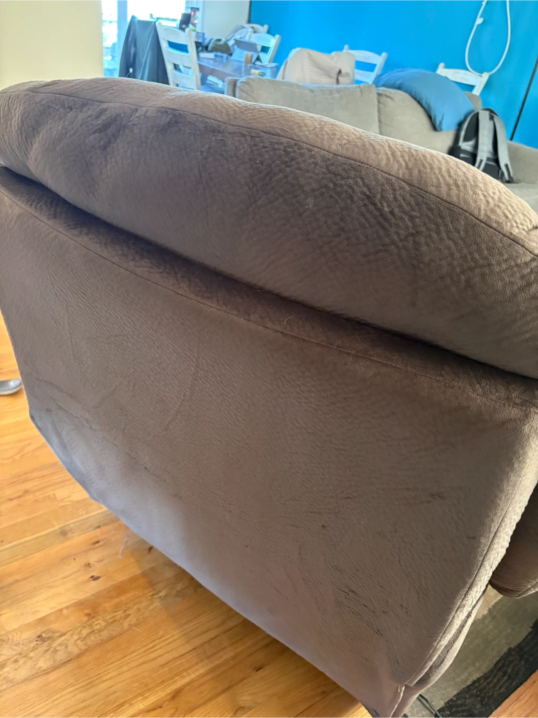Brown Plush Power Recliner Chair - photo 4