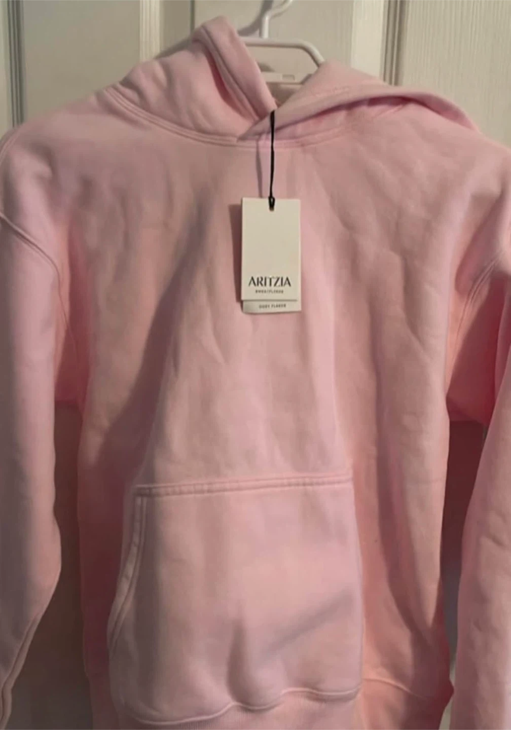 Women Aritzia cozy perfect hoodie size small villa pink