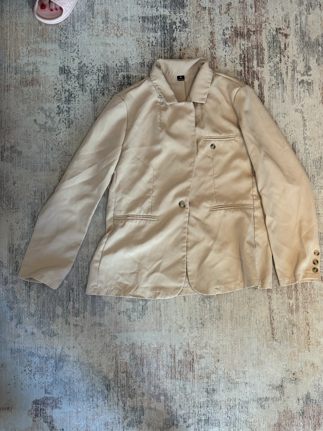 Khaki Blazer and Pants Set - photo 3