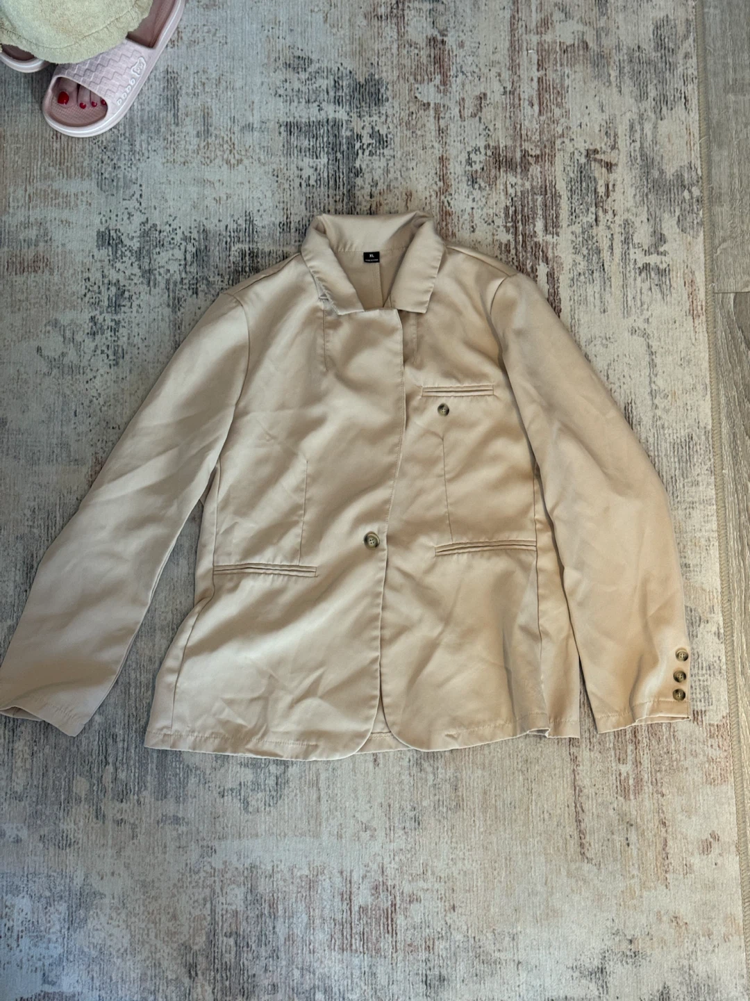 Khaki Blazer and Pants Set - photo 4