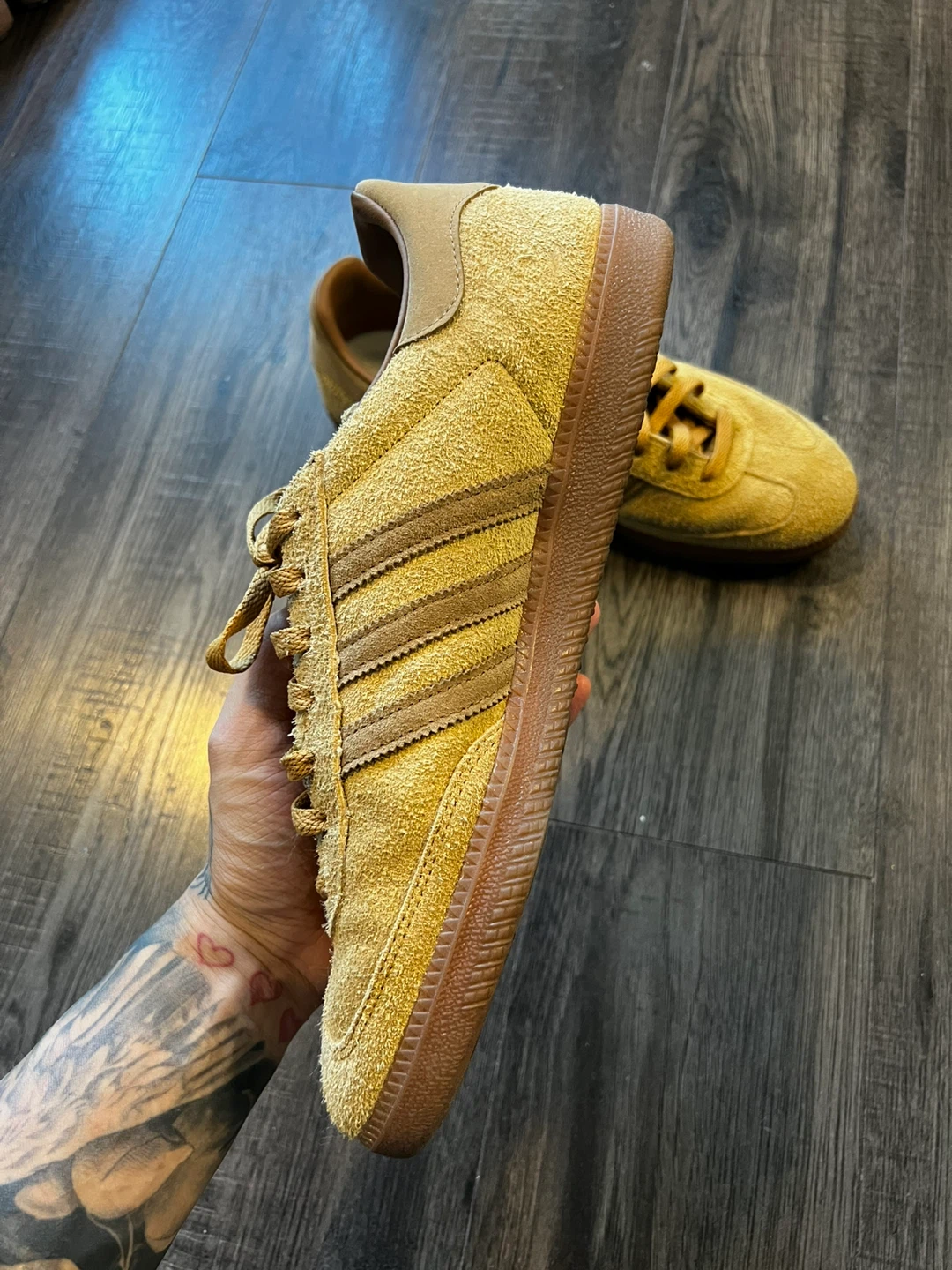 Adidas Samba jjjjound tobacco - size 11.5 - photo 4