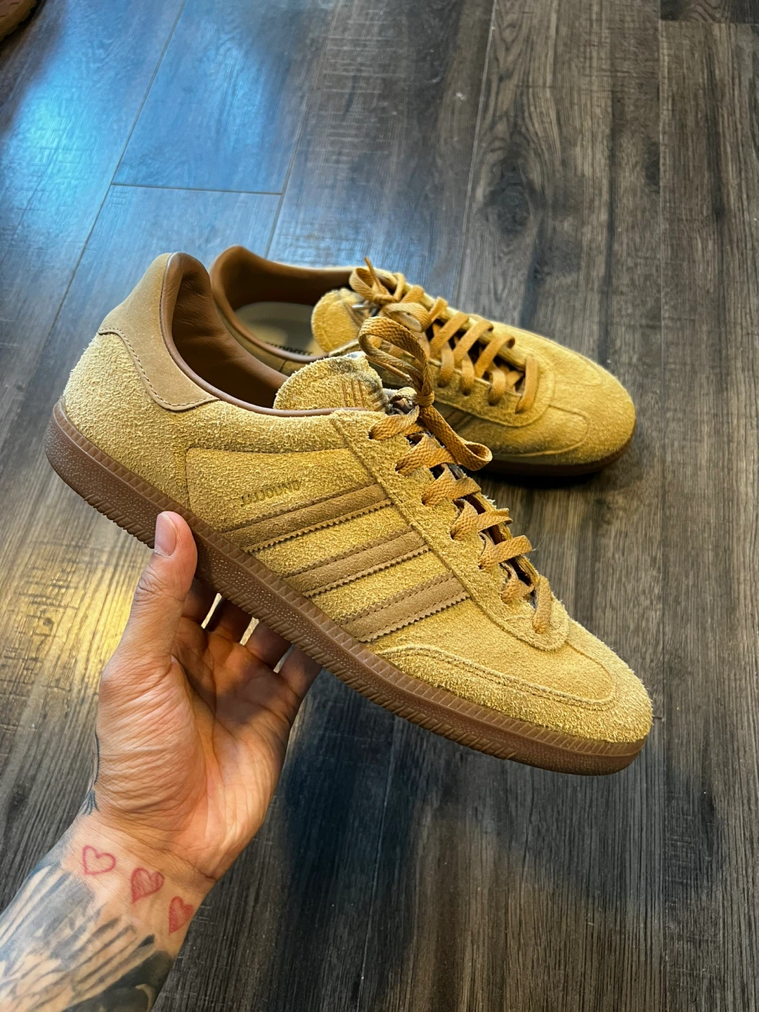 Adidas Samba jjjjound tobacco - size 11.5