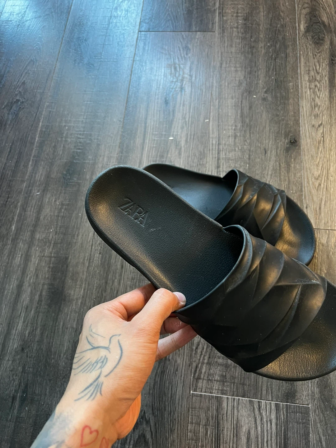 ZARA Black Slide Sandals - photo 2