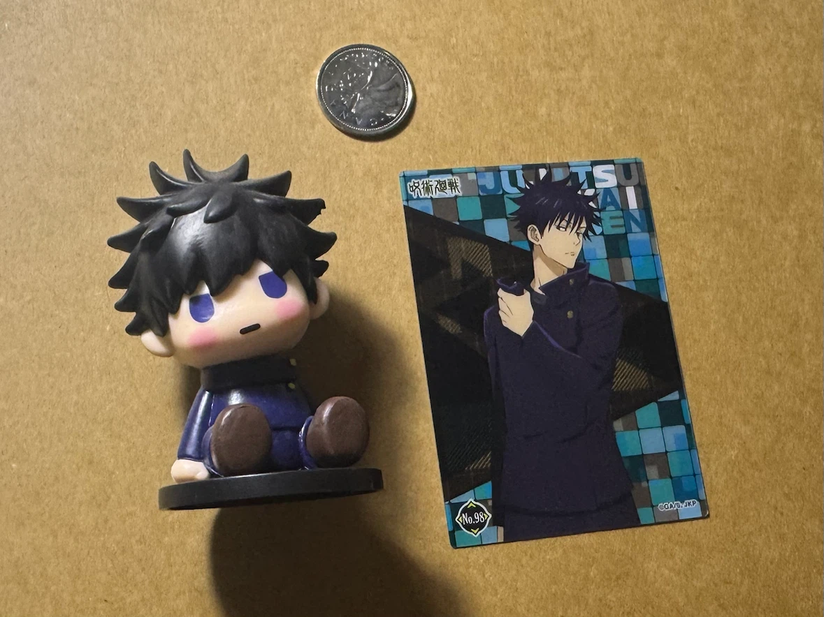 Jujutsu Kaisen Megumi Fushiguro Figure and Card
