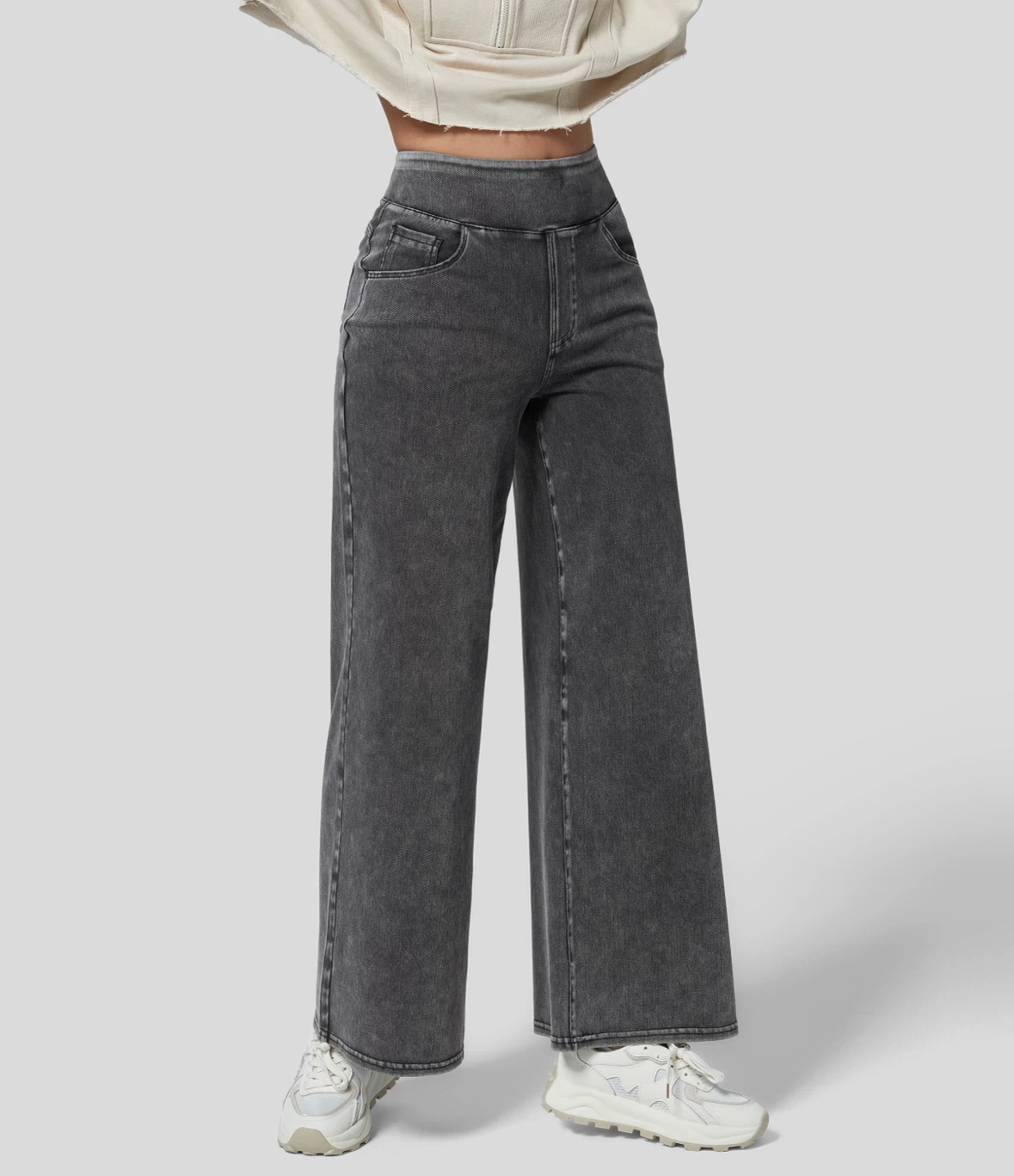 Halara Flex High Waisted Wide Leg Jeans
