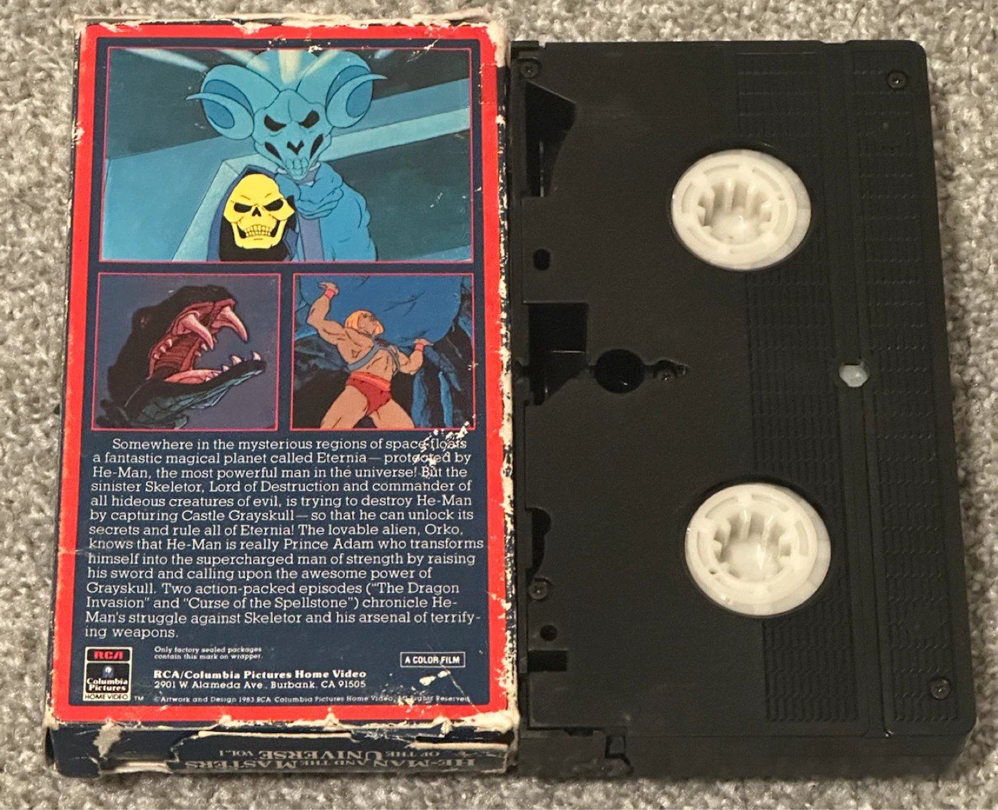 He-Man and the Masters of the Universe Volume 1 VHS - photo 2