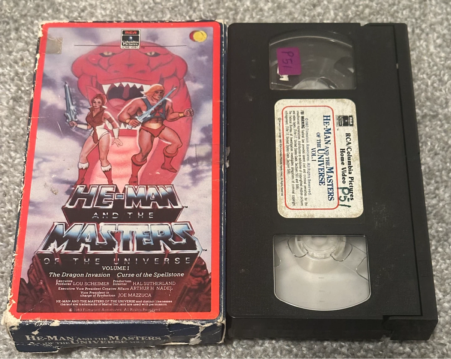 He-Man and the Masters of the Universe Volume 1 VHS