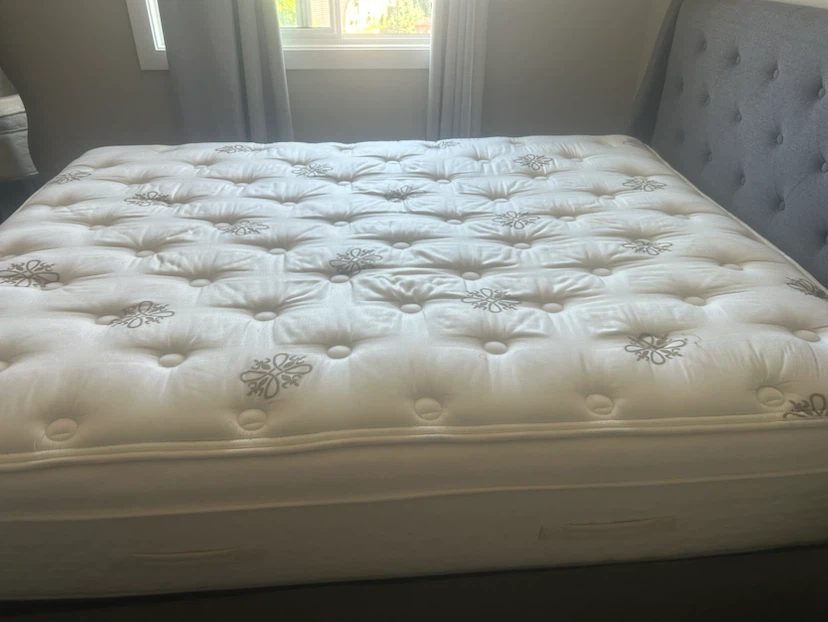 Queen, bed and frame for sale
