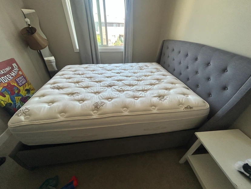 Queen, bed and frame for sale - photo 2