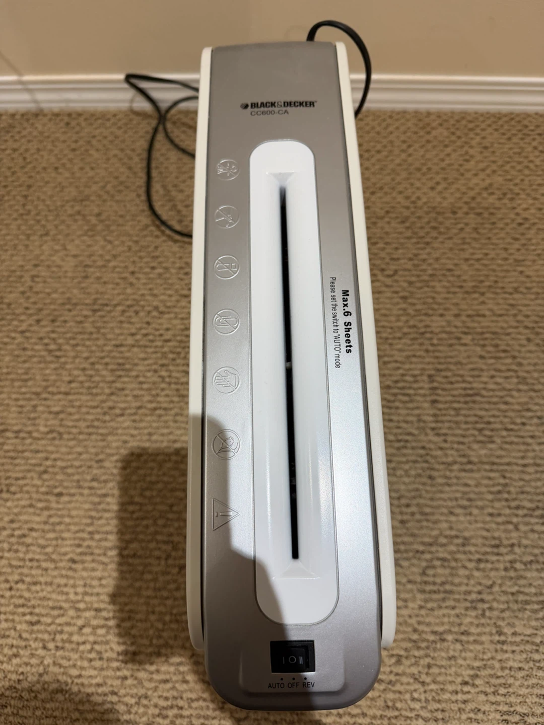 Black & Decker Shredder - photo 2