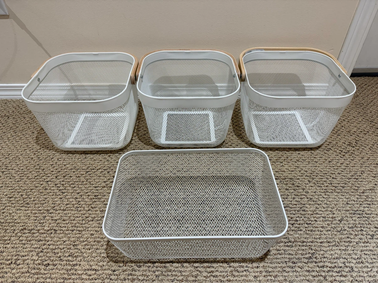 IKEA RISATORP Storage Baskets - Set of 4