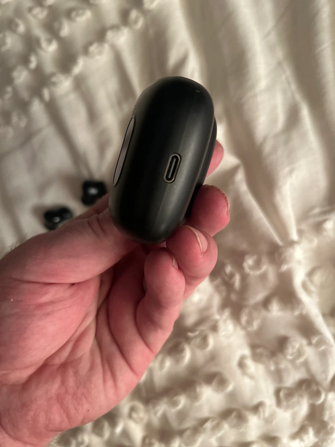 Black Wireless Earbuds with Charging Case - photo 2