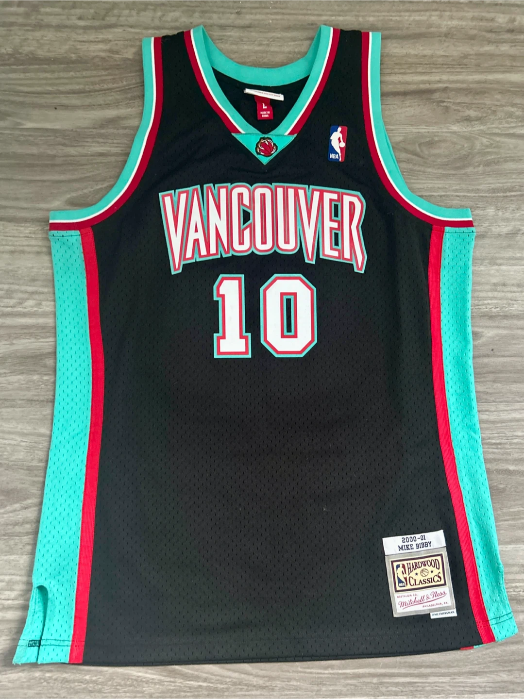 Vancouver Grizzlies Mike Bibby #10 Mitchell & Ness Jersey - photo 2