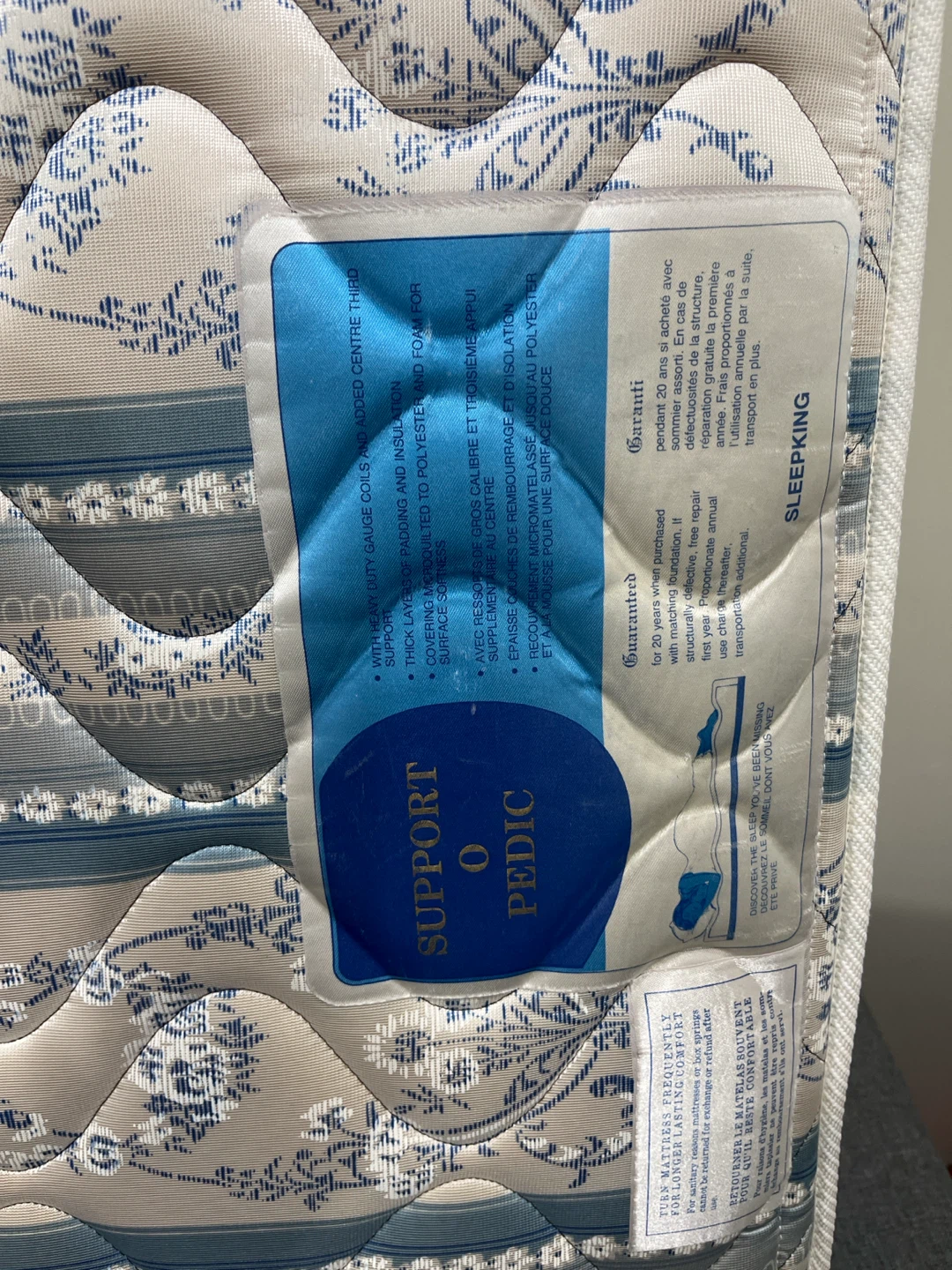 Support 0 Pedic Queen Mattress - photo 2