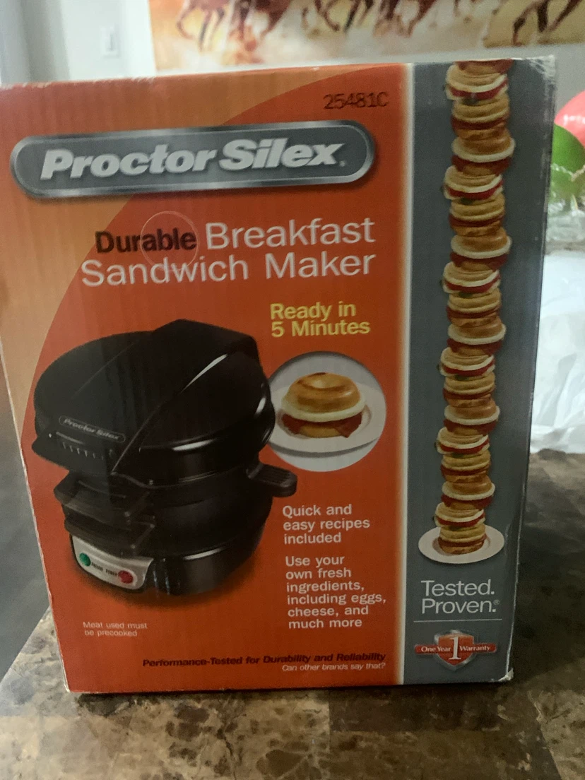 Proctor Silex Durable Breakfast Sandwich Maker