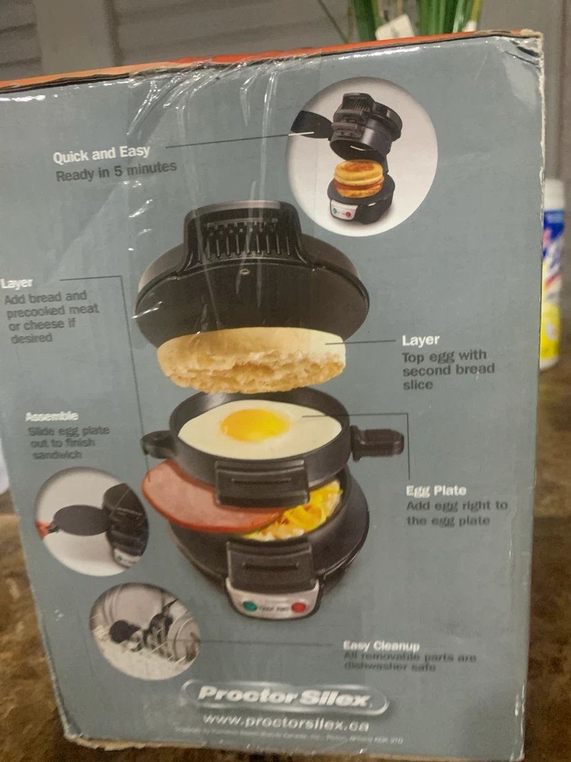 Proctor Silex Durable Breakfast Sandwich Maker - photo 2