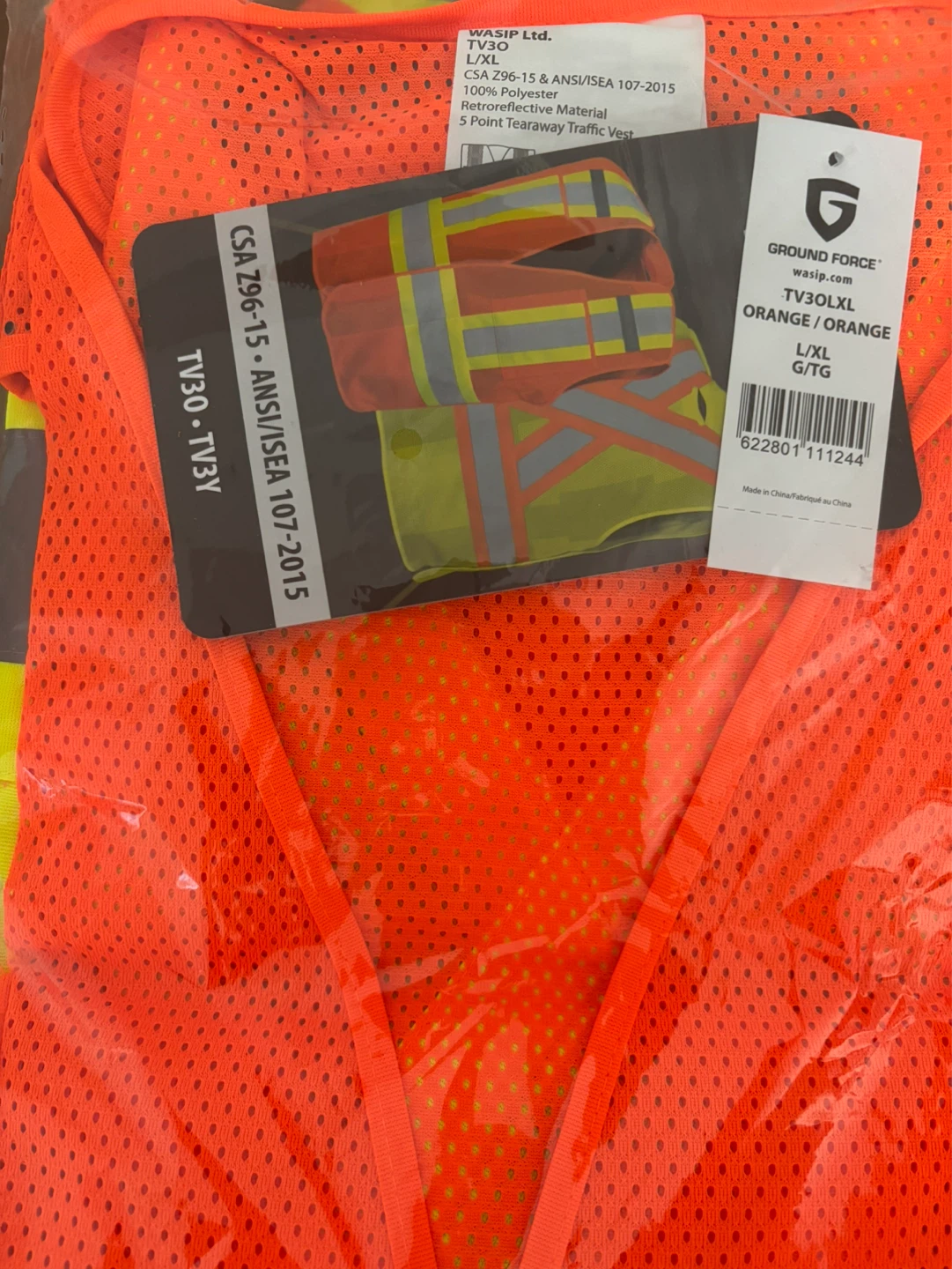 Forcefield High Visibility 5-Point Tear-Away Vest L/XL - photo 3
