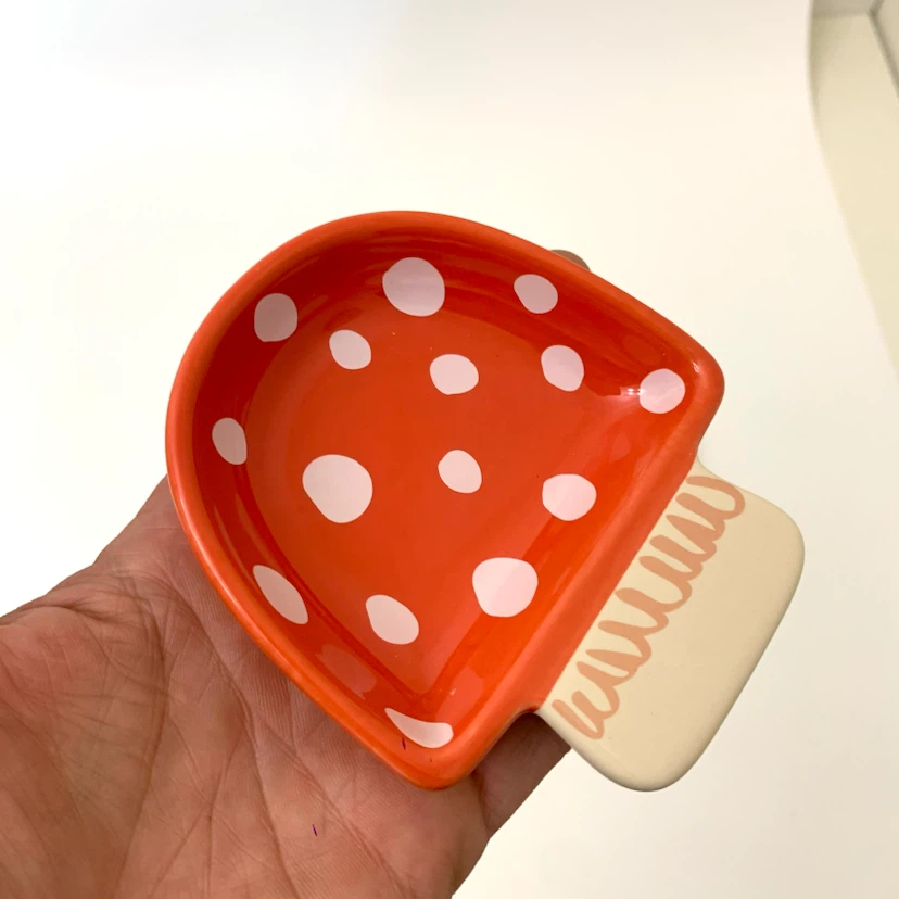 Mushroom Catch All Dishes Trinket Snack Bowls Set Danica Jubilee - photo 4