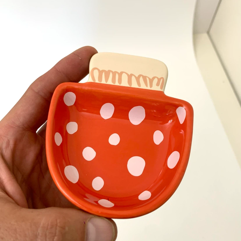 Mushroom Catch All Dishes Trinket Snack Bowls Set Danica Jubilee - photo 5