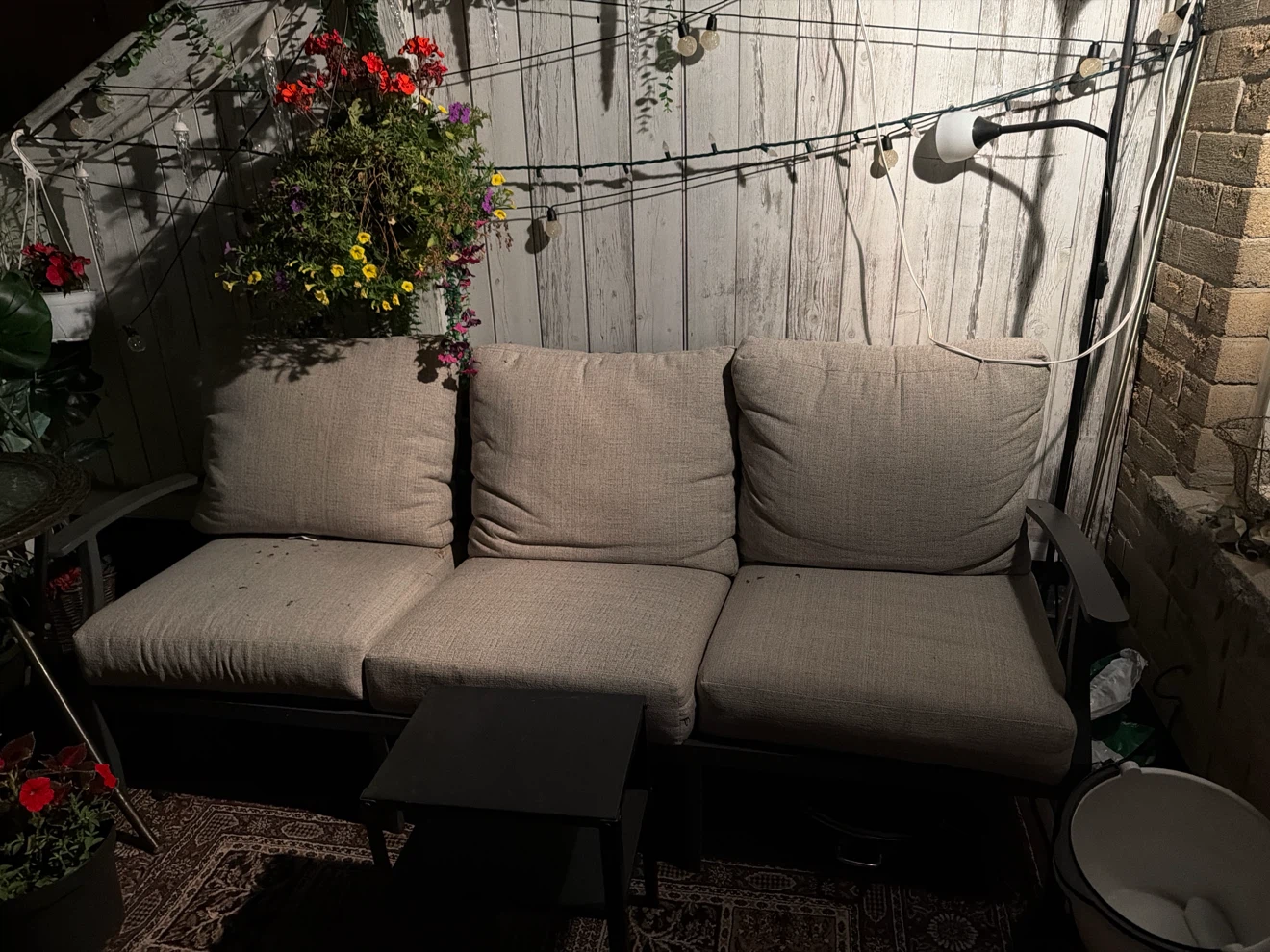 Outdoor Sofa with Cushions