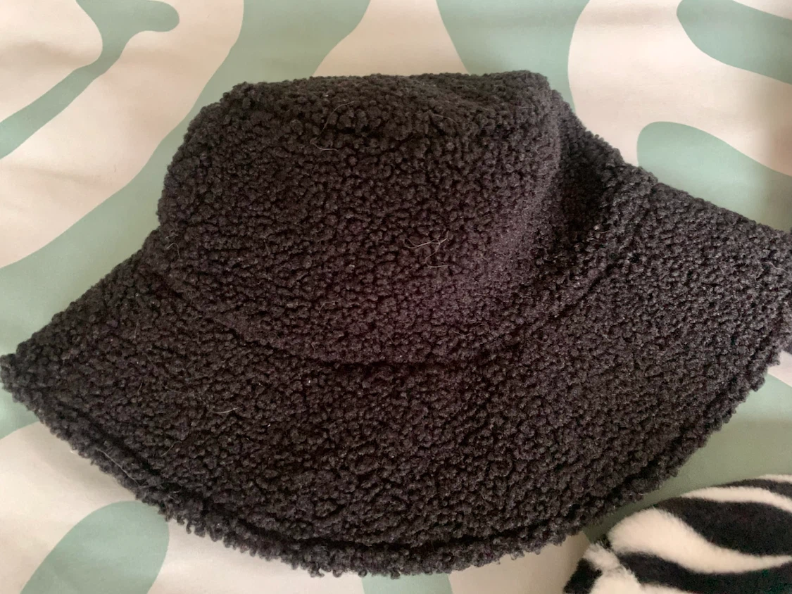 Black Teddy Bucket Hat