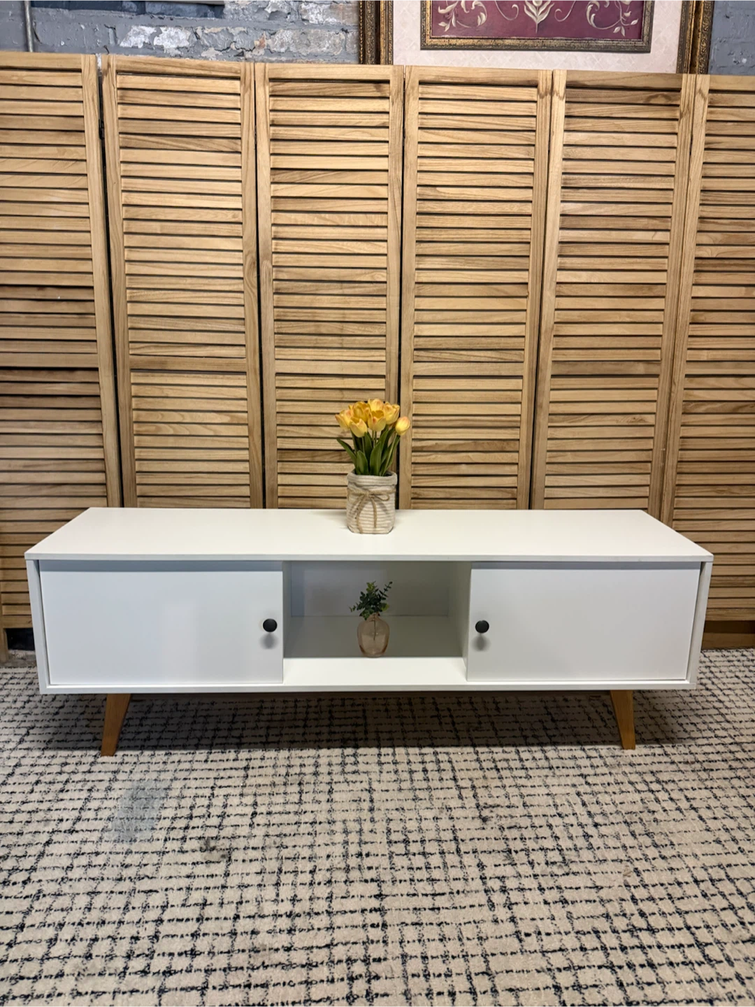 White TV Stand