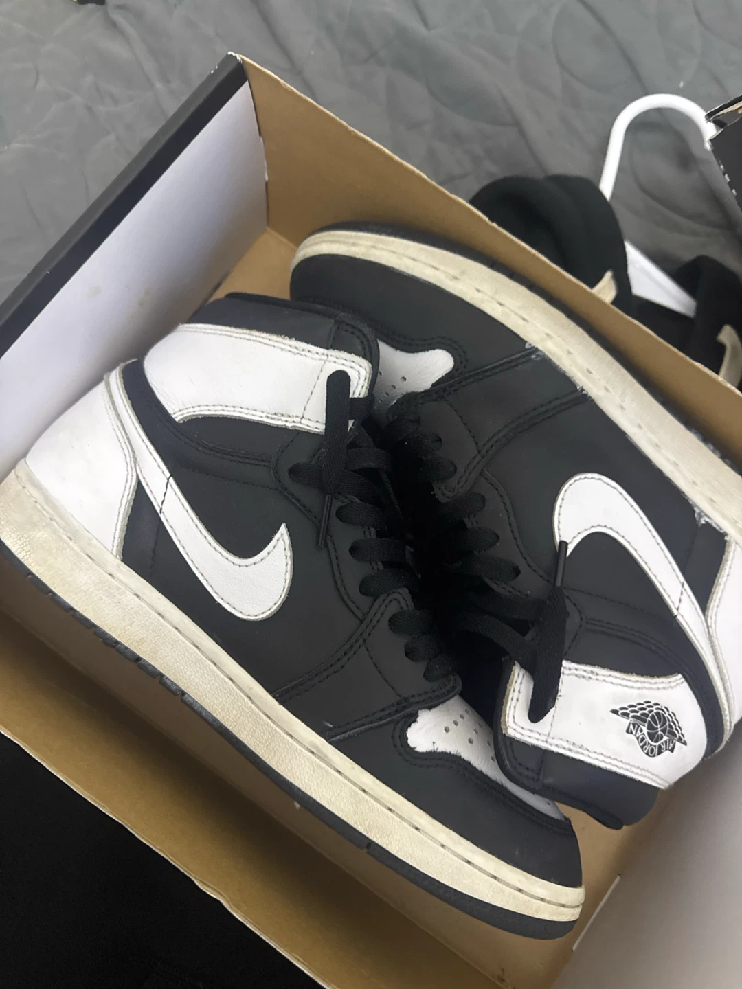 Air Jordan 1 High OG "Black White" Sneakers