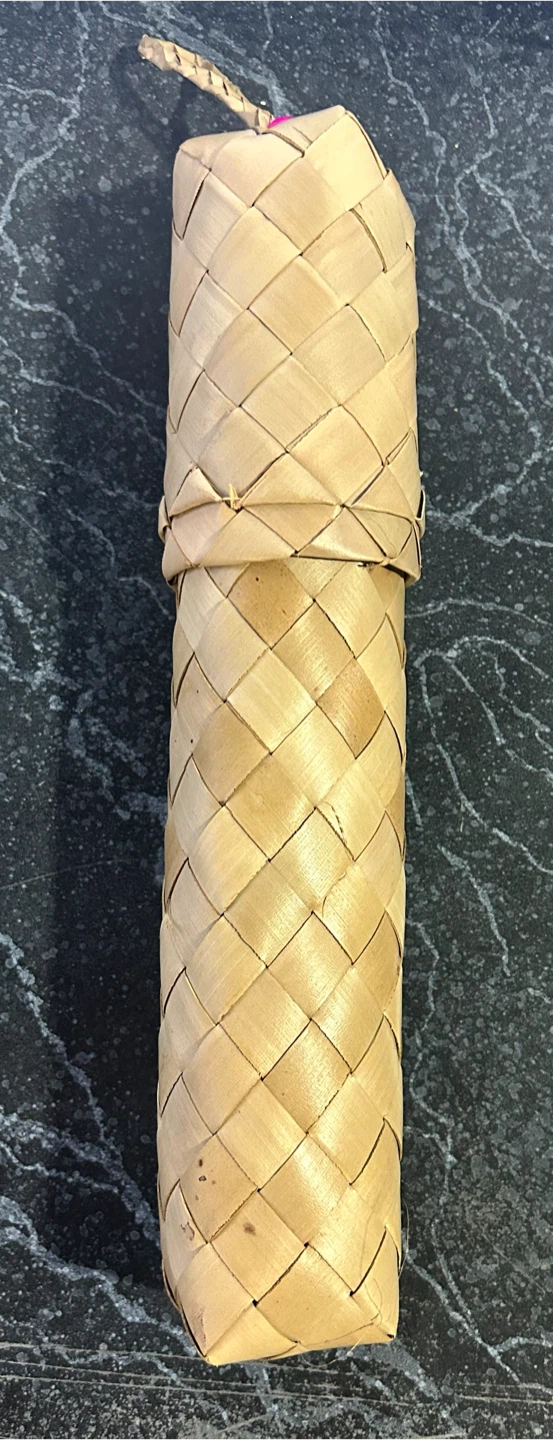 Woven Palm Leaf Holder Set