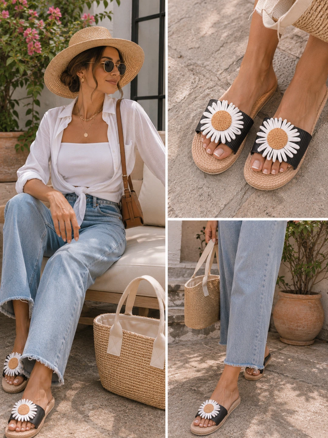 Women’s Flower Slide Sandals – Lightweight Comfort - photo 3