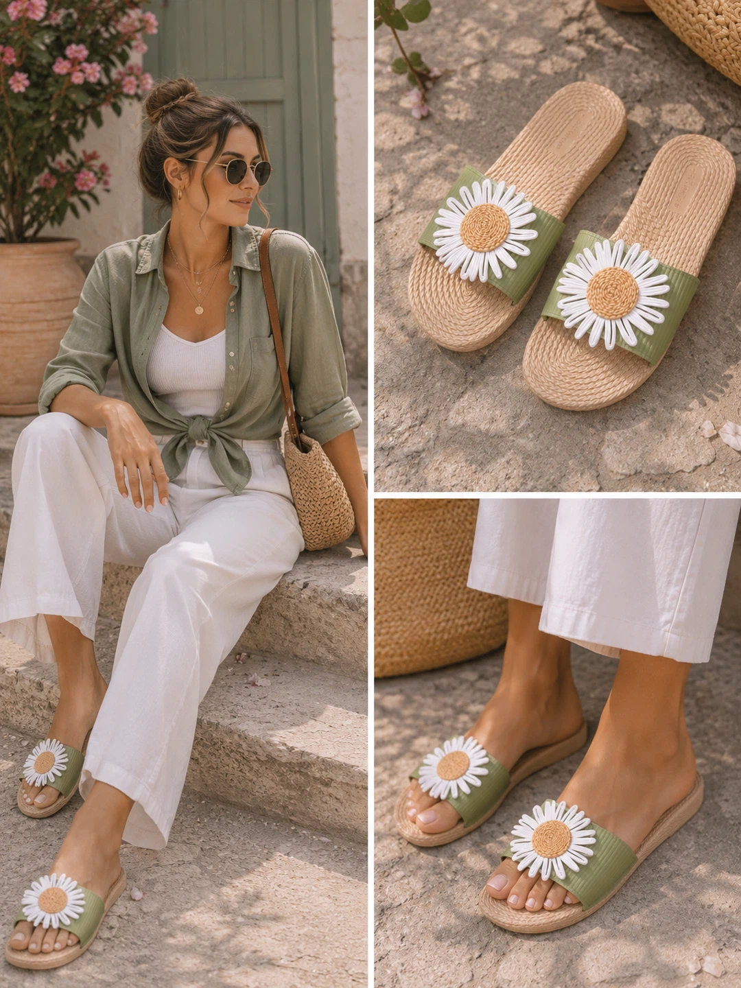 Women’s Flower Slide Sandals – Lightweight Comfort - photo 4